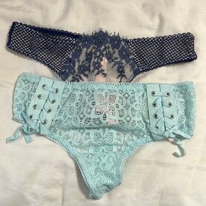 NWT thong bundle xs